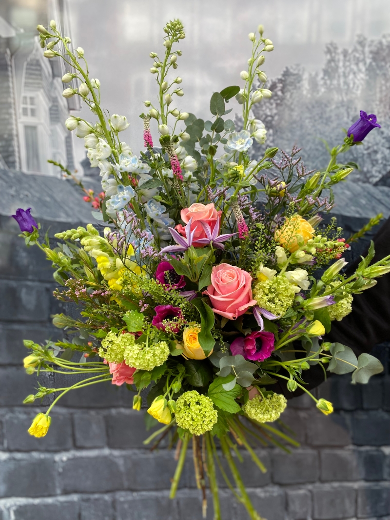 Vibrant Country Garden Tied Sheaf