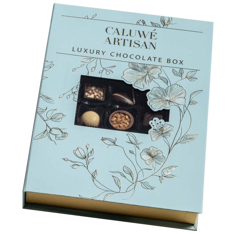 Signature selection of Belgian chocolates in 30pc window box