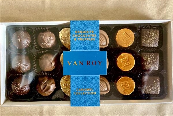Van Roy Caramel Collection box of 18