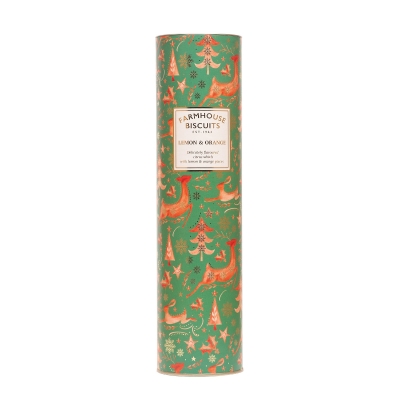 Winter animals tube of lemon & orange whirls